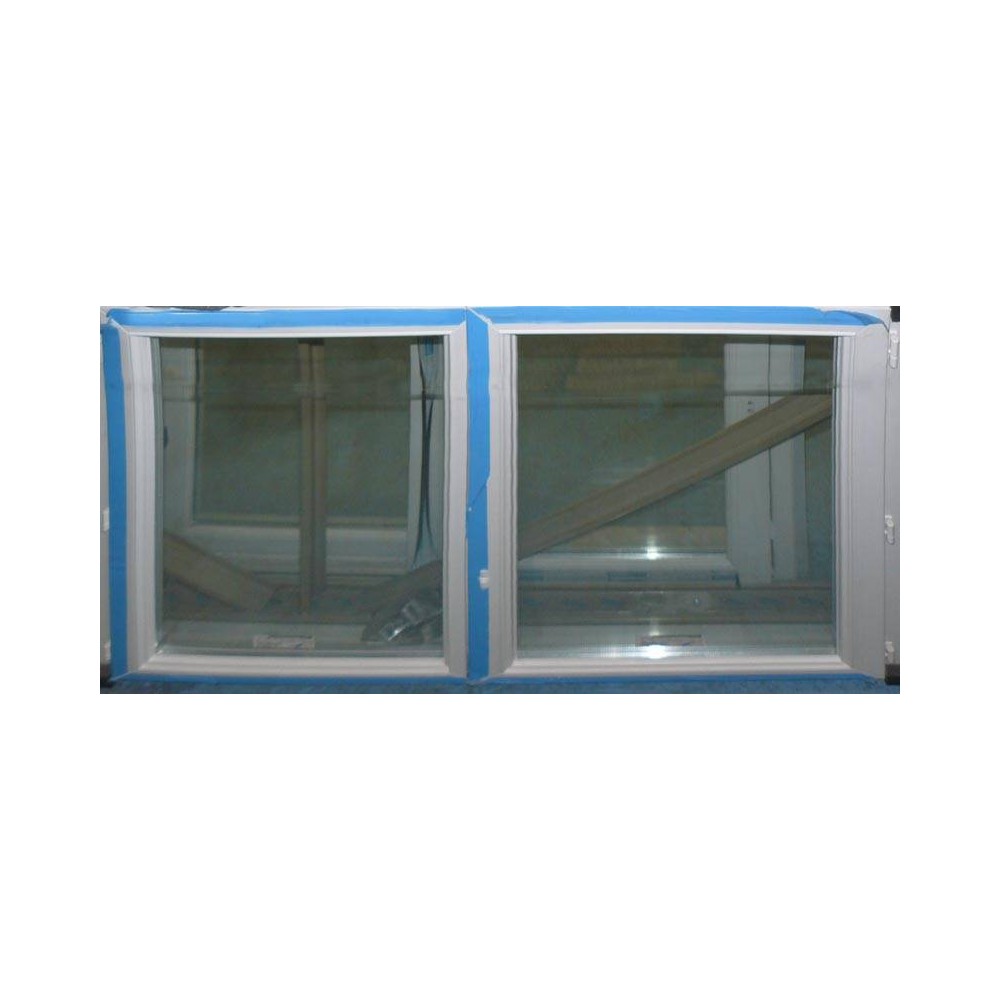 Fenêtre pvc blanc double vitrage hauteur 125 x 140 largeur 