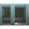 Fenêtre pvc blanc 2 vantaux hauteur 135 x 100 largeur 