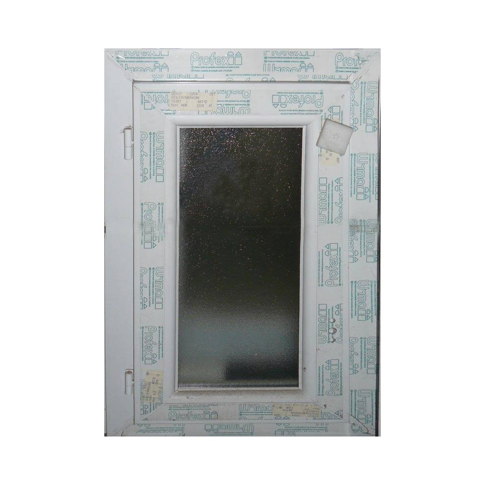 Fenêtre pvc blanc 1 vantail opaque hauteur 75 x 40 largeur 