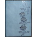 Faïence bleu Décor fleur 22.5x15 Cemar - Lot 12 carreaux