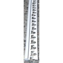Baguette de finition blanc 6 mm 1/4 rond PVC - Longueur 2.70 m